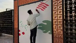 Wall Painting Ideas // Asian Royal colour // used for wall