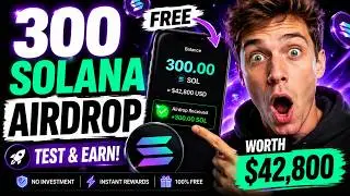 How to Claim Free +300 SOL | Now Solana Airdrop 2026 | Step-by-Step Tutorial