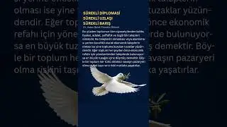 SÜREKLİ DİPLOMASİ SÜREKLİ UZLAŞI SÜREKLİ BARIŞ