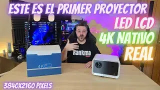 Este Proyector Unicview es el PRIMER PROYECTOR LED LCD 4K NATIVO del Mercado!! (60Hz)