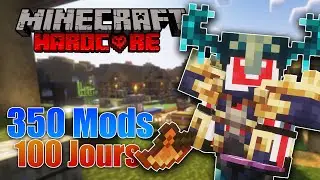 350 Mods pour survivre 100 Jours Minecraft en Hardcore