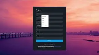 Zalpha Code -  Home Page Login and Registration Demo