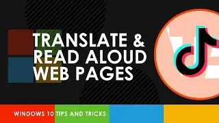 Translate & Read Aloud Web Pages Using Microsoft Edge 