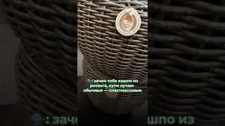 А какой выбор сделаете вы? #кашпоизротанга #длясада #кашпо