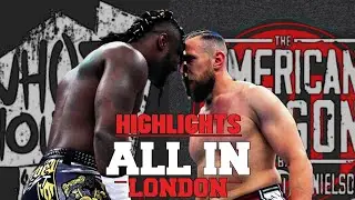 Bryan Danielson Vs Swerve Strickland - AEW Word Championship - All In London 2024 - Highlights.