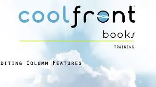 Coolfront Books - Editing Column Features
