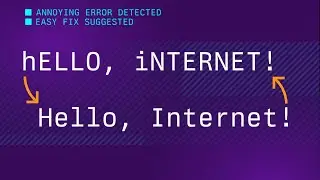 Swap uppercase and lowercase of text (hELLO to Hello) with code using Python and Rust