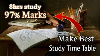 how to make best timetable for study || Class 8-10
