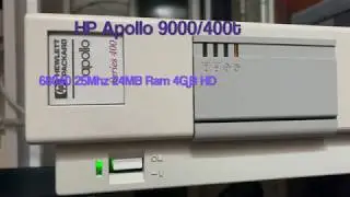 HP Apollo 9000/400t - Booting HP-UX 9 (Year 1991)