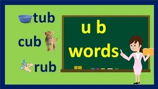 Word Family -ub | ub family words | ub word family