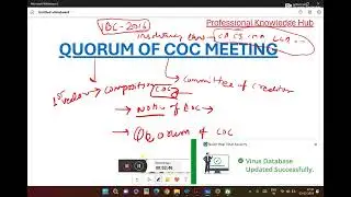 QUORUM OF COC MEETING || IBC-2016 || Insolvency Law || CA, CMA, CS, LLB Students|| CS Manisha Sharma
