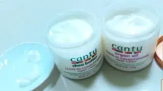 CANTU Shea butter Vs Argan leave-in Conditioner.