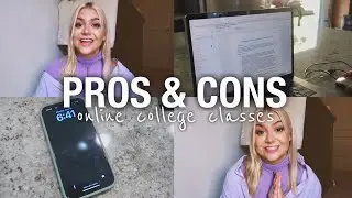 Should you take your college classes online? | (pros + cons of online school)
