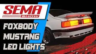 SEMA Show: Mustang Foxbody: New ORACLE LED Tail Lights- Better Than Factory! 1987-1993 Mustang LX