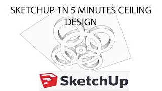 SKETCHUP TUTORIAL TAGALOG VERSION: CEILING DESIGN IN 5 MINUTES  #THEWORKER
