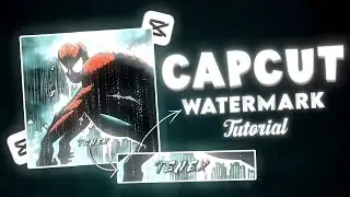 Mirror/Reflective Watermark Tutorial | How to make mirror watermark in Capcut | Tenex Editz 
