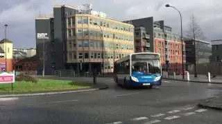 Buses in Sheffield, February 2017 (HD)