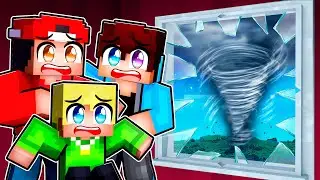 GROOTSTE Tornado Ter Wereld Overleven In Minecraft!  (Blokburg)