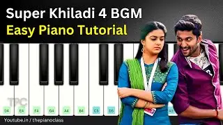 Super Khiladi 4 bgm Piano Tutorial | Nenu Local | Easy Piano Tutorial