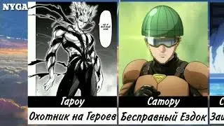 Прозвища Персонажей Ванпачман