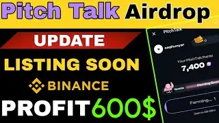 Pitch Talk Airdrop update 💵 | Pitch Talk Partnership with Hot Wallet 🔥600$ 💯