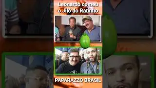 Cantor Leonardo comeu o Jiló do Ratinho no Paraná #jilo