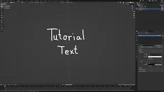 Animated Handwriting with Grease Pencil and the Build Modifier Blender Beginner Tutorial