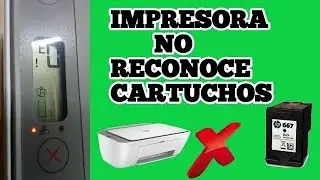 Mi impresora-hp no reconoce cartuchos, (solución) error de cartuchos 667,664,662.