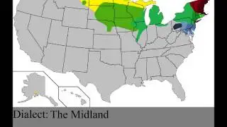 Map of English Dialects in the US