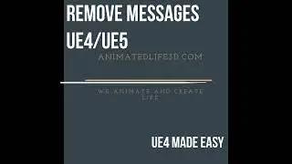 UE5 - UE4/UE5 Remove annoying on screen messages