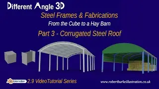 011 DA3D Adding the Corrugated Roof Sheets