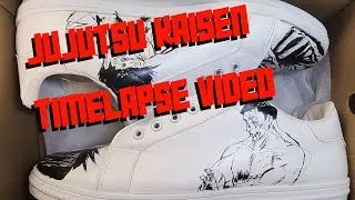 JUJUTSU KAISEN CUSTOM SHOE (SPOILERS)
