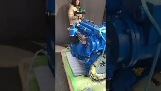 Weichai 185hp marine engine and Advance gearbox 120C with ratio 3.35:1 in promotion