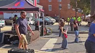 Sharks, Cows, Etc. Covering Take Me Away by Leah Live at Frederick's In the Streets Event
