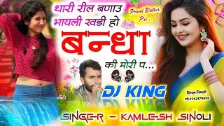New Dj Song 2025 | थारी रील बनाउ भायली खड़ी हो बन्धा की मोरी प | Kamlesh Sinoli