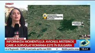 Presa bulgară: Avionul fantomă a aterizat la Tărgoviște, în Bulgaria