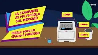 OKI Serie C800. La più piccola stampante a colori A3 sul mercato.