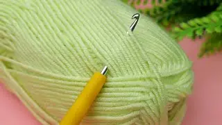 Very Beautiful!! Simple and Easy Crochet pattern tutorial! You Should try this crochet stitch.