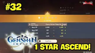 How to Ascend Your Character - 1 Star Amber Ascend - Genshin Impact #32