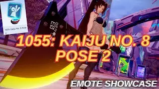 [PSO2 NGS] 1055: Kaiju No. 8 Pose 2 Emote Lobby Action 1055「怪獣８号ポーズ2」