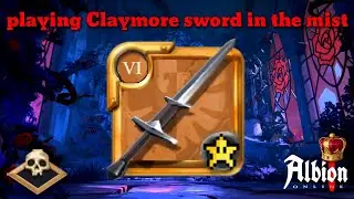 Playing Claymore Sword in the mist ||Albion Online|| abbey dungeon is profitable