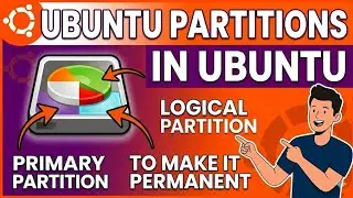 Ubuntu Disk Partitioning Explained Primary Logical + Permanent Mount with /etc/fstab (Step-by-Step)