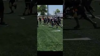 Big Touchdown Run in the Super Bowl Lil Brent #6u #runningback #quaterback #arizona #football #fyp