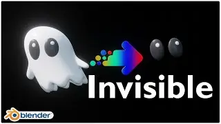 How to make object invisible in blender/Blender Tutorial