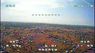 Eachine TrashCan high altitude flight поднимаемся на большую высоту