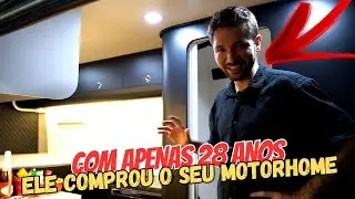 JOVEM DE 28 ANOS, IRÁ VIVER INTEGRALMENTE EM UM MOTORHOME; TRABALHANDO E CURTINDO O MUNDO.