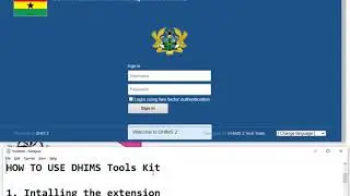 How to use DHIMS Tool Kit Chrome Extension for MoH GHS DHIMS 2 users part 1