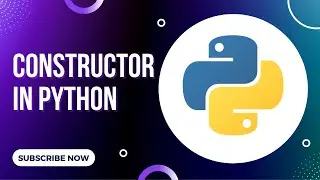 Constructor in python programming, types of constructor in python, default & parameterized