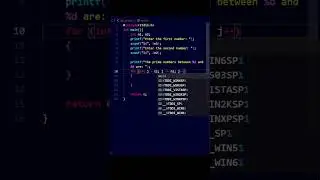 C program to print all prime numbers in a given range. 
