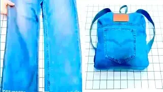 Сумка-рюкзак из ненужных джинсов. Вытворяшки